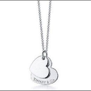 Tiffany & Co. double heart pendant